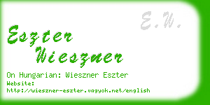 eszter wieszner business card